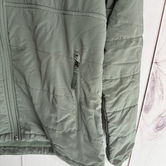 The North Face Mountain Sweatshirt Hoodie Women’s Medium Green EUC - Picture 3 of 11